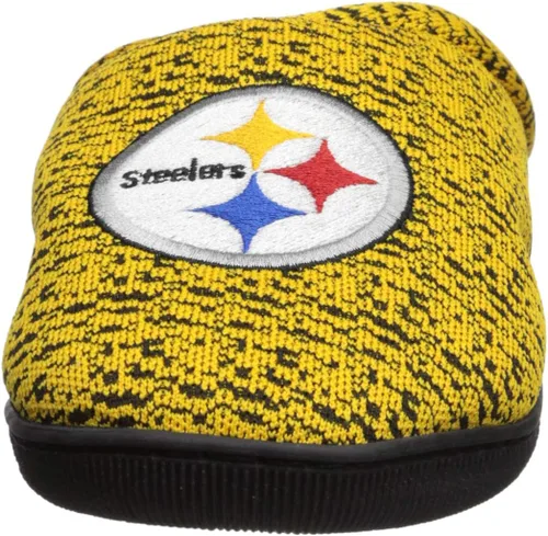 Vista 112 de FOCO NFL - Pantuflas para hombre con suela Cupsole tejidas en poliéster