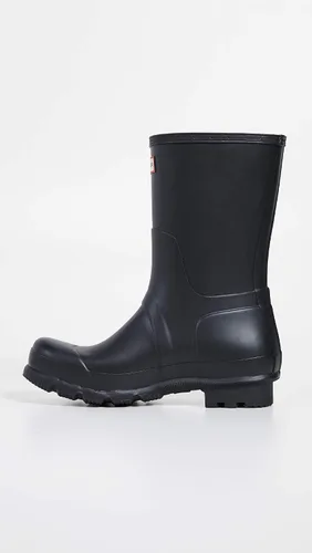 Vista 5 de Hunter Botas de lluvia cortas originales para hombre Negro