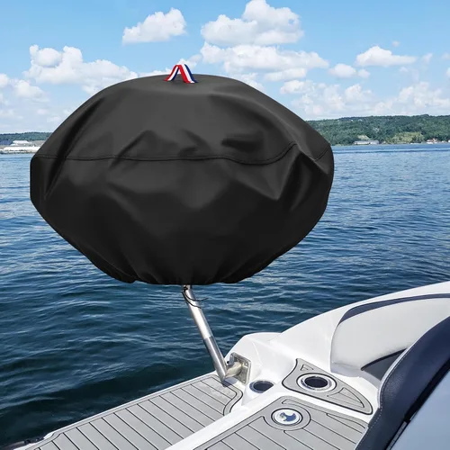 Vista 6 de Funda para parrilla de barco Magma A10-205 para parrilla de gas portátil, resistente al agua, para parrillas marinas, accesorio para barcos
