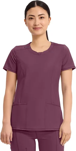 Vista 34 de Cherokee Infinity - Camiseta médica con cuello redondo y 3 bolsillos para Negro