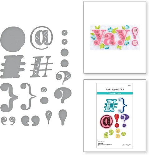 Vista 2 de SPELLBINDERS PAPERCRAFTS, INC Spellbinders - Puntuación y símbolos cosidos, metal