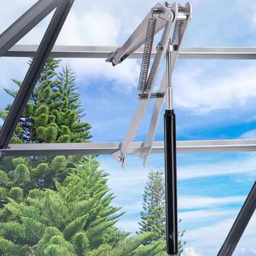 Vista 2 de A ANLEOLIFE Abridor automático de ventilación de techo, accesorios de invernadero, abridor de hilo solar para ventana, hasta 30 libras