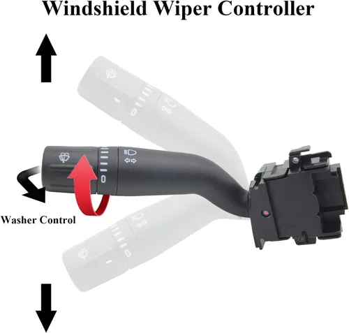 Vista 4 de SW-6874 Interruptor multifunción de señal de giro para limpiaparabrisas compatible con Ford F-150 F-250 F-350 F-450 F-550 Super Duty 2011-2013