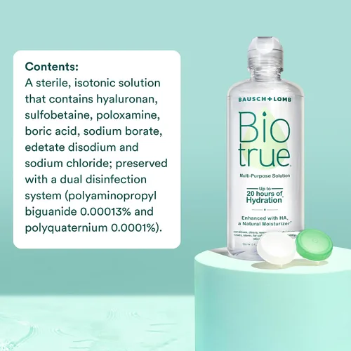 Vista 6 de Solución multiusos B&L Biotrue, tamaño 20 oz