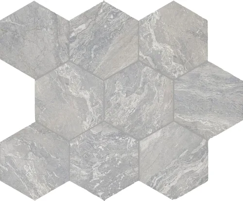 Vista 59 de Daltile Perpetuo - Moldura redondeada de porcelana con aspecto de mármol de porcelana de 3 x 24 pulgadas en gris eterno pulido (se vende por pieza)