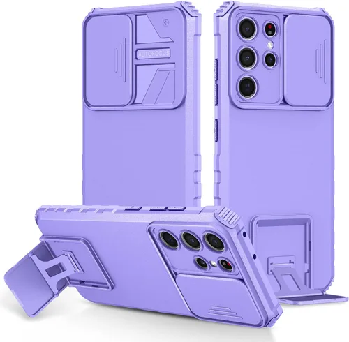 Vista 24 de Funda compatible con Samsung Galaxy M13 5G/A04 Dimensional Soporte Ventana Corredera Teléfono Móvil Funda Protectora a Prueba de Golpes para Samsung