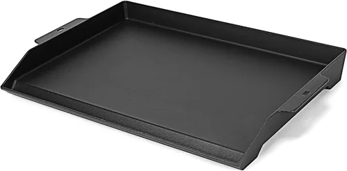 Vista 10 de Utheer Kit de plancha, 17 x 13 pulgadas de hierro fundido pre-sazonado con 5 herramientas de nailon antiadherentes sin arañazos, segura, parrilla