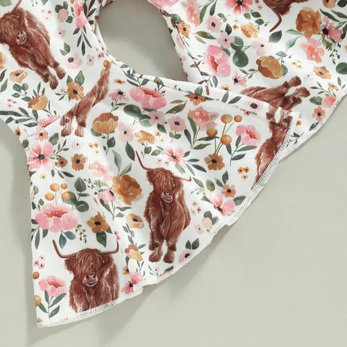 Vista 125 de Sejardin Ropa de verano para bebé y niña, recién nacida, manga corta, con letras, mameluco elástico con diadema