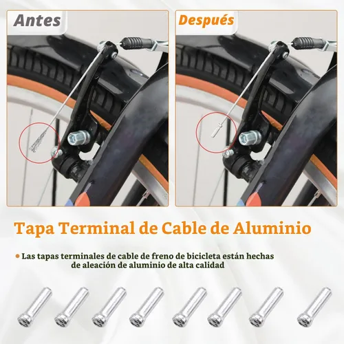 Vista 6 de mankk Cortador universal de cable de bicicleta, cable de freno de bicicleta y cable de cambio, cable de cambio de bicicleta y kit de carcasa