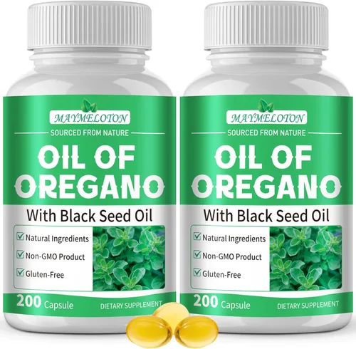 Vista 10 de Alto Carvacrol,Cápsulas blandas de aceite de orégano con aceite de semilla negra,955