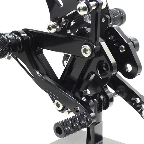 Vista 2 de Krace - Juego de reposapiés trasero para Kawasaki Ninja ZX6R ZX9R 1999-2002, ZZR600 2005-2008, reposapiés traseros, pedales de freno y cambio