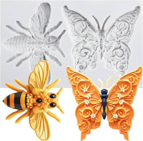 Vista 13 de Molde de silicona para cucarachas, moldes de fondant de caramelo de chocolate para insectos Estilo a