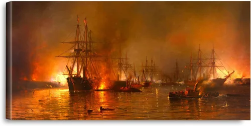 Vista 63 de A&T ARTWORK A Brisk Breeze por Willem van de velde Reproducciones de pintura de velero, impresiones en lienzo giclée para decoración del hogar, 20 x