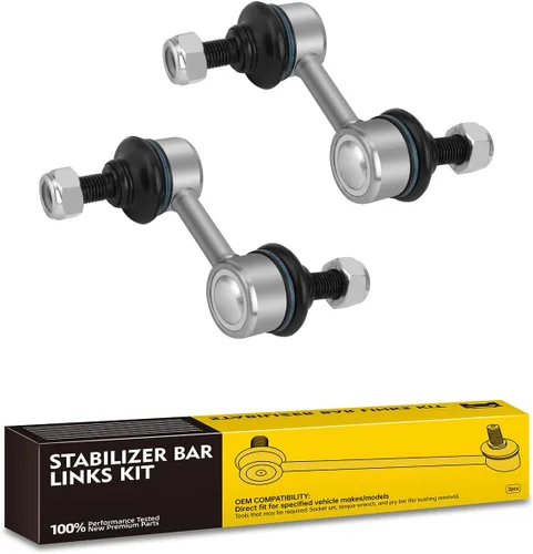 Vista 10 de TOVASTY 2 piezas eslabones de barra estabilizadora compatibles con Chevy Silverado 1500 2007-2016, Avalanche 07-13, Suburban 15-16, compatibles