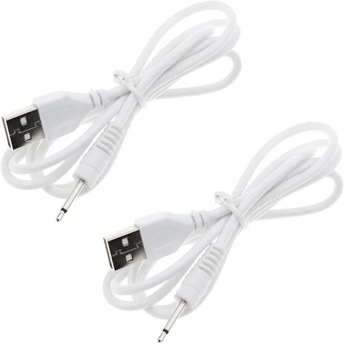 Vista 7 de 1 cable de carga CC de repuesto, cable de carga USB, 0.098 in (blanco) - Cable de carga USB de carga rápida para perro Tracys para Tracy's Dogg Wand