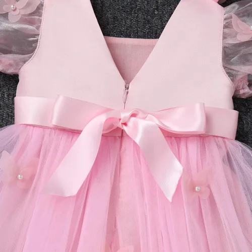 Vista 4 de Vestido tutú de tul para niñas pequeñas, vestido de princesa con lentejuelas y lentejuelas para fiesta de cumpleaños, verano, playa, vestido