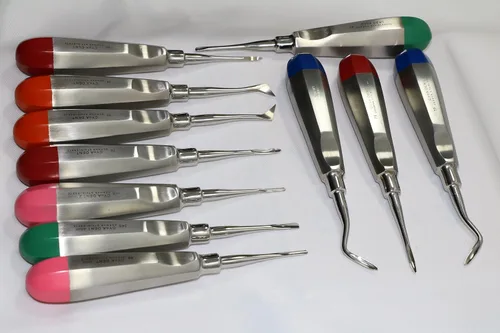 Vista 3 de Extracción de los elevadores dentales alemanes 11 EA de la nueva extracción de instrumentos dentales