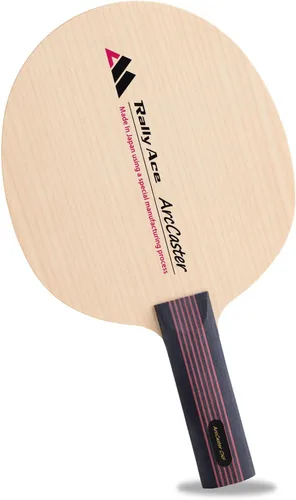 Vista 3 de Rally Ace FL/ST Table Tennis Racket, Made in Japan, Arc Caster, 5 Wood, Maple, CNF, Cellulose Nanofibers, Special