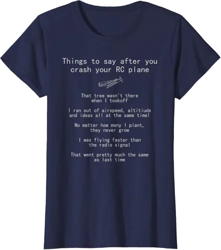 Vista 38 de Cosas que decir cuando te estrellas con tu camiseta RC Plane hobby
