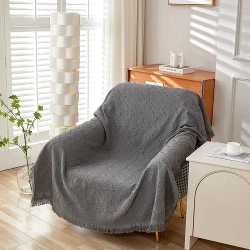 Vista 11 de AIVIA Funda de Lámina para Mesa de Silla Pantufla, Mantel Reversible Manta Fundas de Cojín para Asiento Individual Sillón Reclinable Otomanos