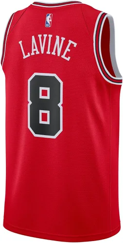 Vista 3 de Zach LaVine Chicago Bulls #8 Red Youth Road Swingman Jersey