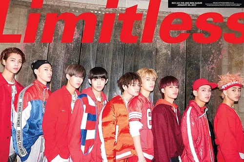 Vista 4 de NCT 127 - [NCT #127 LIMITLESS] 2nd Mini Album CD+Photo Set+Wordbook+Stickers+PostCard+folding Posters K-POP Sealed