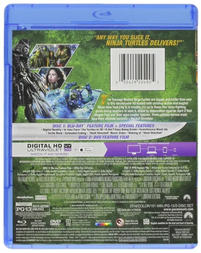 Vista 2 de Teenage Mutant Ninja Turtles (2014) [Blu-ray]