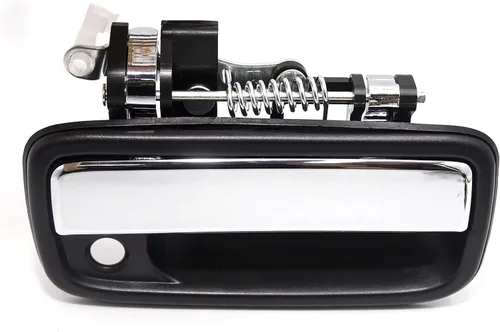Vista 3 de Manija de puerta cromada exterior del pasajero delantero derecho compatible con Toyota Tacoma 1995 2004