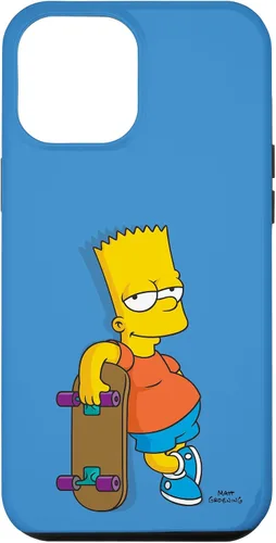 Vista 26 de The Simpsons Bart Simpson - Carcasa para iPhone 17, color azul cielo
