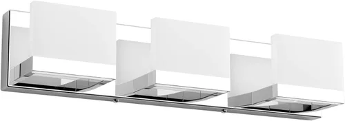 Vista 10 de Tipace - 2 Lámparas regulables de tocador, modernas, de color negro, con luz led arriba y abajo, acrílico blanco esmerilado, para colocarlas