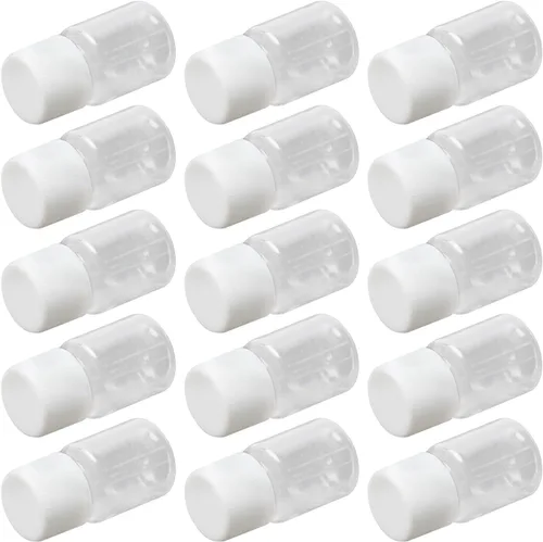 Vista 6 de Bettomshin 100 botellas de plástico PE de 0.2 fl oz (grado alimenticio), botellas de plástico de reactivo de laboratorio, pequeño recipiente