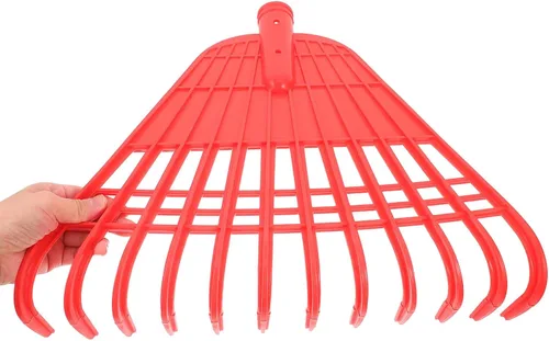 Vista 7 de Portable Plastic Garden Lawn Rake Head Replacement with Tines for Efficient Leaf and Grass Removal Lightweight Rake for Outdoor Gardening Farm