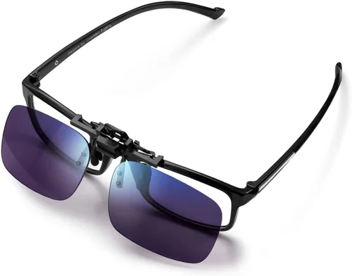 Vista 3 de Pilestone TP-047 Lens E - Gafas de color ciegas con clip para ceguera azul y amarilla