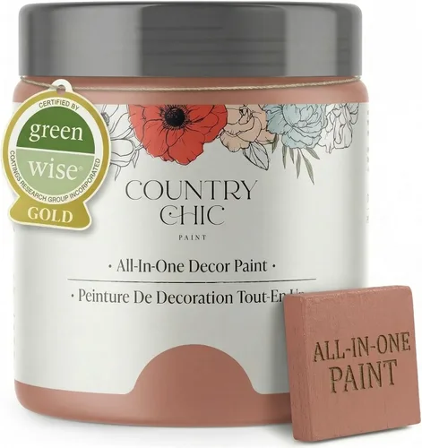 Vista 56 de Country Chic - Pintura a la tiza todo en uno para muebles y armarios, ecológica, acabado mate, con primer y sellador, para madera y metal, Alchemist