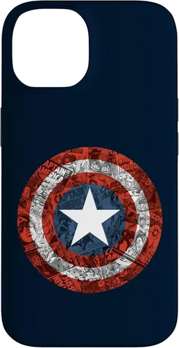 Vista 4 de Marvel Funda de escudo cómico del Capitán América para iPhone 17
