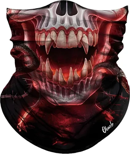 Vista 31 de Obacle Polaina para el cuello, bandana para protección contra el polvo, el viento, el sol para hombres y mujeres