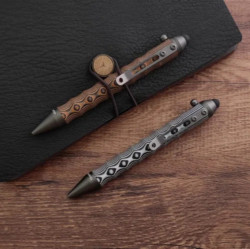 Vista 3 de Cool Hand 4.5 '' G10 EDC Bolígrafo de tinta recargable Bolt Action Gris/Negro