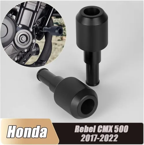 Vista 4 de Piezas para motocicleta Rebel CMX500 17-23, kit de protección lateral, guardamotor, almohadilla anticolisión, carenado de aluminio CNC para Honda