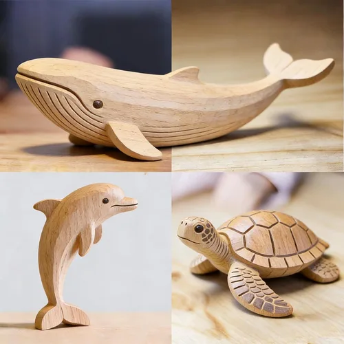 Vista 6 de MUXGOA 12 bloques de madera para tallar, bloques de corte sin terminar de 4 x 1 x 1 pulgadas, cubos de madera rectangulares para hacer manualidades