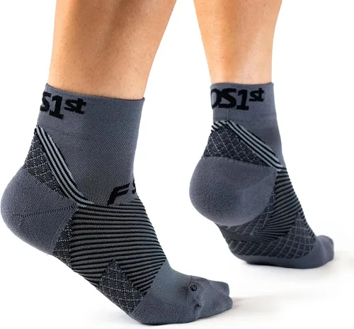 Vista 17 de OrthoSleeve FS4 - Calcetines ortopédicos para fascitis plantar para hombres y mujeres, calcetines de compresión para alivio de la fascitis plantar