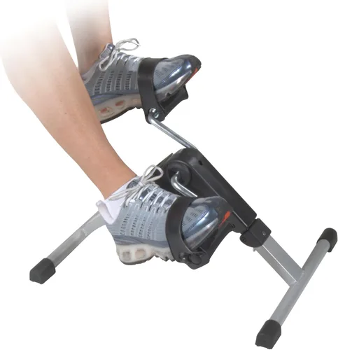 Vista 9 de Drive Medical Pedal para ejercicio plegable de lujo con pantalla electrónica, negro Modelo # RTL10273