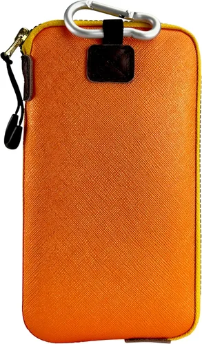 Vista 9 de OneJoy Bolsa de neopreno para teléfono, funda protectora ligera para teléfono celular con gran apertura de cremallera, bolsillo