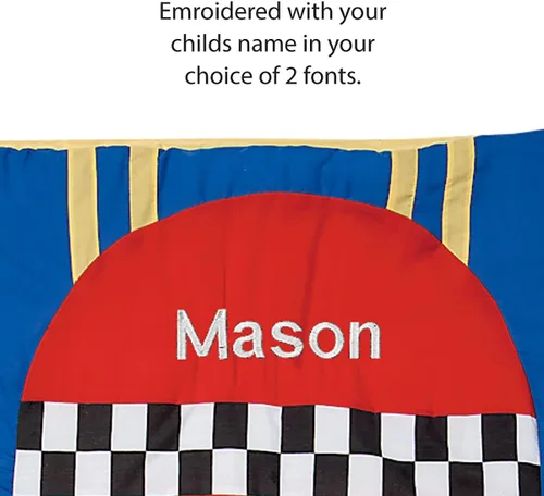 Vista 5 de Lillian Vernon Personalized Indoor Sleeping Bag - Kids Sleepover & Napper Sleep Sack - Plush, Cute, & Cozy Cotton Poly Blend - Girls, Boys, &