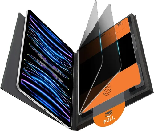 Vista 14 de OMOTON Protector de pantalla para iPad Air 5ª/4ª generación y iPad Pro de Transparente