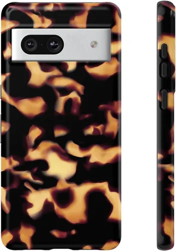 Vista 25 de Funda compatible con Google Pixel 7a, 2 en 1, delgada, resistente, híbrida, policarbonato duro, silicona suave, parachoques resistente