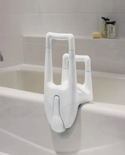 Vista 2 de Moen DN7075 Home Care - Empuñadura de doble bañera con bloqueo para el hogar, Glacier