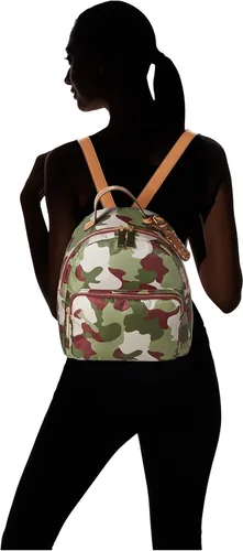 Vista 6 de Tommy Hilfiger Mochila Julia Small Dome para mujer, Oliva Rouge