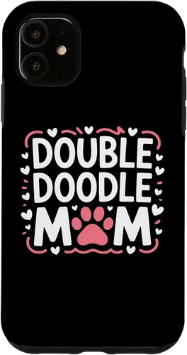 Vista 8 de Double Doodle Mom Doodle Dog Parent Family Canine Enthusiast Case for iPhone 16
