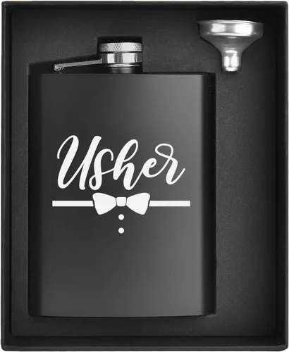 Vista 28 de ELEGANTPARK Petacas para Licor para Hombres con Iniciales Monogramadas Regalos para Hombres Cumpleaños Regalos Personalizados para Él Padrinos Papá