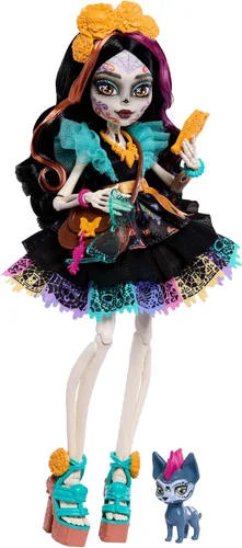 Vista 7 de Monster High Cleo De Nile Muñeca con Pet Cobra
